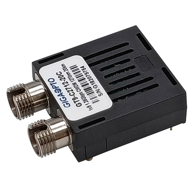 Bộ thu phát CWDM 1x9 1.25Gbps 1270nm 1610nm 20km Mô-đun thu phát song công SC ST FC SMF PECL LVPECL