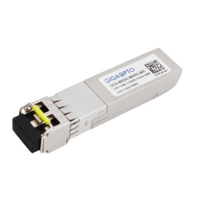100BASE BX CSFP Dual BIDI 40km TX1550nm RX1310nm SM Bộ thu phát LC DOM