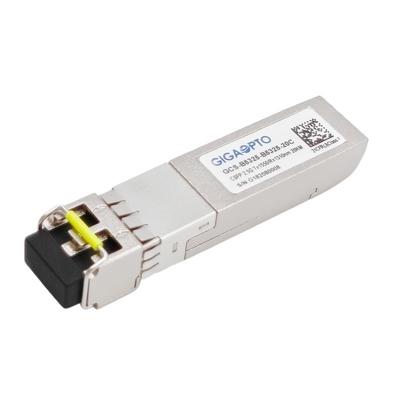 Bộ thu phát kép BIDI nhỏ gọn 2,5Gbps SFP Tx 1310nm Rx 1550nm LC 20km DOM