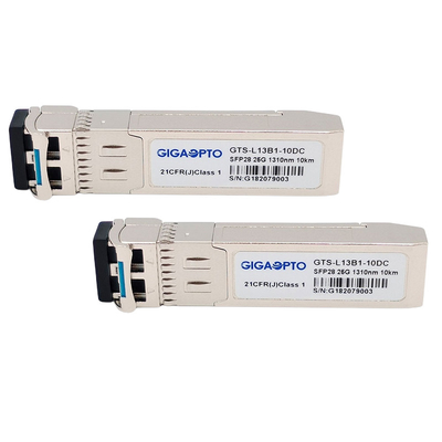 Bộ thu phát sợi quang 1310nm SFP28 HP, Mô-đun SMF 10km cho SFP28-25GLR-31