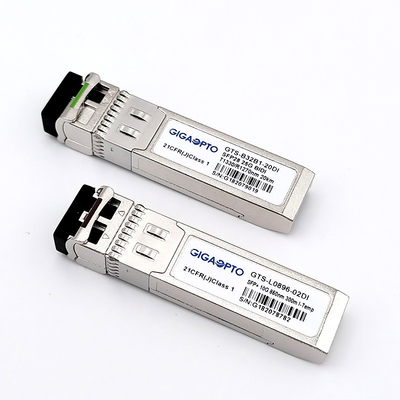 10Gbps SFP + máy thu quang với đầu nối SFP + khoảng cách 10km