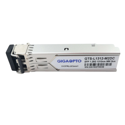 SFP 1000BASE-SX 1310nm MMF 2km DOM 1.25G Mô-đun thu phát quang Duplex LC