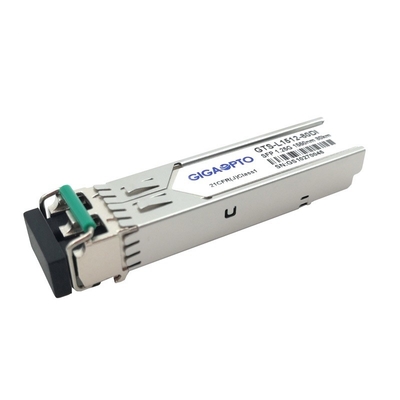 1000BASE-ZX 1.25G SFP 1550nm 80km Mô-đun thu phát DOM kép LC SMF DOM công nghiệp
