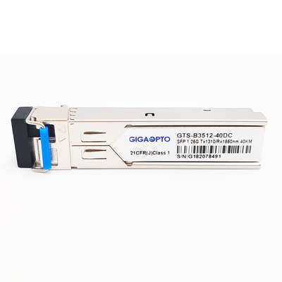 Mô-đun thu phát 1000BASE-BX 1.25G BIDI SFP TX1310nm/RX1550nm 40km SMF LC DOM