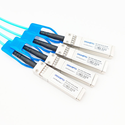Cáp quang hoạt động đột phá song song 100G QSFP28 đến 4x25G SFP28 Fan Out AOC