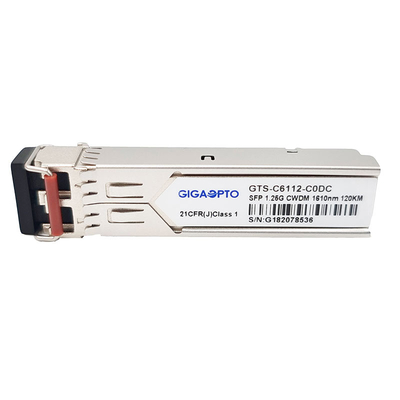 Mô-đun thu phát song công SFP 1.25G 1000BASE CWDM 1270 1610nm 120km LC SMF DOM