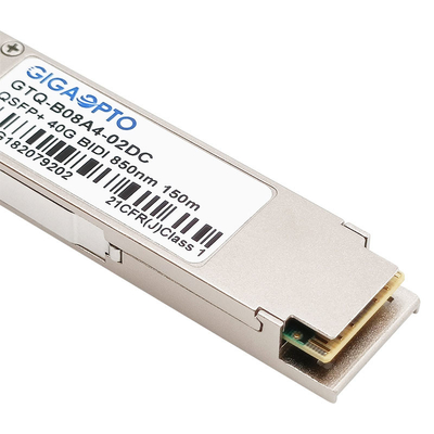 40GBASE SR BiDi QSFP + Bộ thu phát quang Song công LC 832nm 918nm MMF Mô-đun 150m DOM