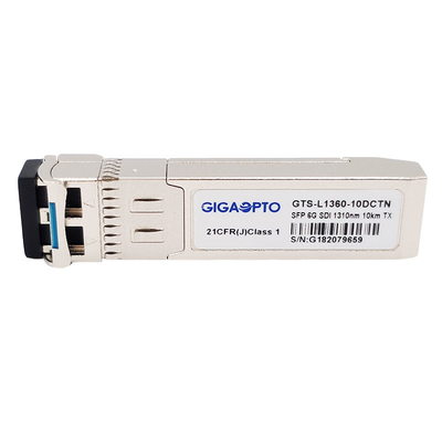 6G SDI SMPTE SFP 1310nm 10km Mô-đun phát đơn SMF LC MSA