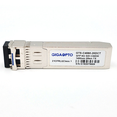 Mô-đun phát đơn 6G SDI 1270nm-1450nm CWDM 20km LC DOM MSA