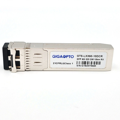6G SDI SMPTE SFP PIN 10km Mô-đun thu đơn SMF LC MSA