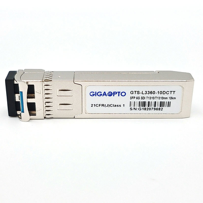 6G SDI SMPTE SFP 1310nm 10km Mô-đun phát song công LC kép SMF không MSA