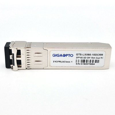6G SDI SMPTE SFP PIN 10km SMF Bộ thu kép song công LC Mô-đun không MSA