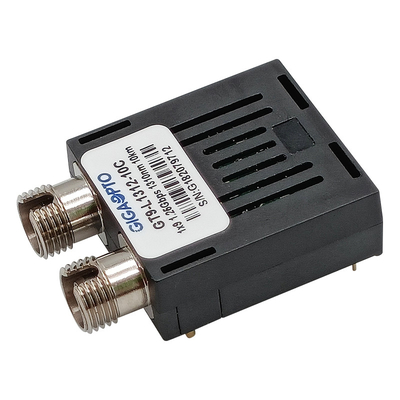 Mô-đun thu phát quang 1x9 sợi đơn 1,25Gbps SMF 1310nm 10km Hai mặt SC FC ST LVPECL PECL