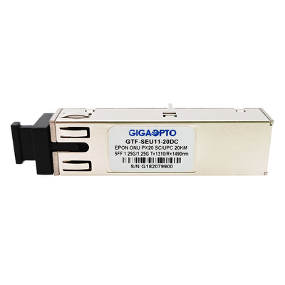 Mô-đun EPON SFF ONU PX20 1.25G SFF 2x10 TX1310nm / RX1490nm SC UPC SMF DDM