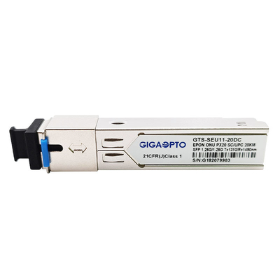 1.25G ONU EPON SFP Mô-đun PX20 TX1310nm / RX1490nm 20km SC SFP UPC
