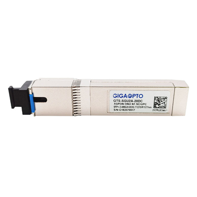 Mô-đun thu phát XGPON ONU N1 SFP + Tx2.488G / Rx 9.953G 1270nm 1577nm SMF SC UPC 20km