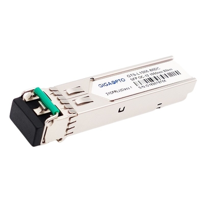 SFP OC-12 / STM-4 Mô-đun thu phát 622Mbps SONET / SDH 1550nm 80km LC SMF DOM