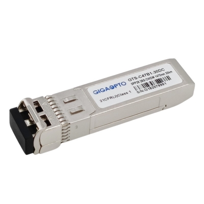 Mô-đun sợi quang thu phát đơn chế độ LC SMF DOM 25GBASE ERL CWDM SFP28 1470nm 1570nm 30km