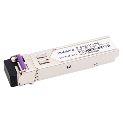 Bộ thu phát quang 2 kênh 1000BASE BX BiDi SFP TX1490nm RX1310nm 10km SMF LC Mô-đun