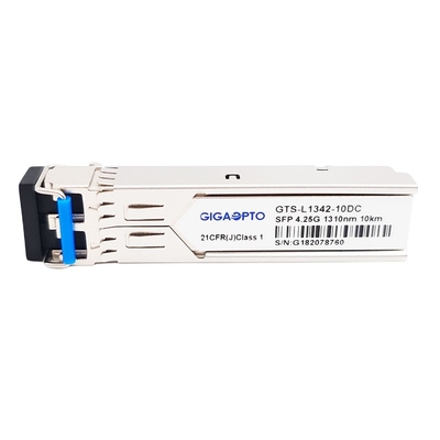 Mô-đun kênh cáp quang 4G SFP 1310nm 10km Mô-đun thu phát song công LC DOM 4.25G SMF