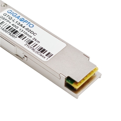 QSFP + 40GbE LR4 Lite Mô-đun thu phát cáp quang SMF song công LC 2km DOM