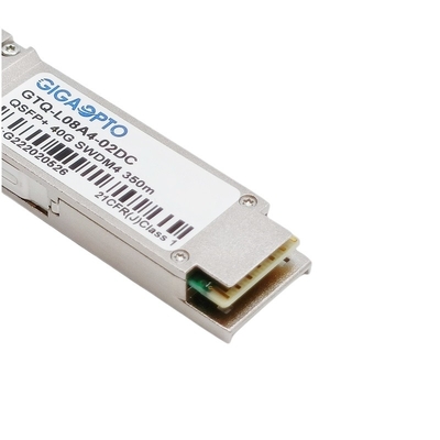 40GBASE SWDM4 QSFP + Bộ thu phát quang MMF 850nm ~ 940nm MMF 350m DOM Duplex LC