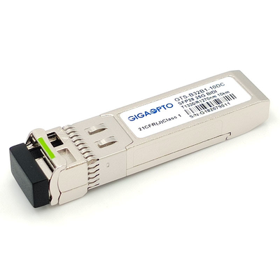 SFP28 25GBASE Mô-đun SFP hai chiều 1330nm TX 1270nm RX 10km Simplex LC SMF DOM