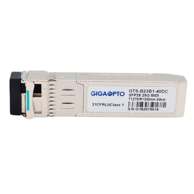Bộ thu phát quang SFP28 25G 1270nm-TX 1330nm-RX 40km 25GBASE-BX40-U SMF LC DOM