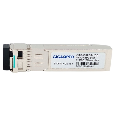 Bộ thu phát Simplex LC SMF WDM SFP28 25GBASE 1330nm TX 1270nm RX 10km