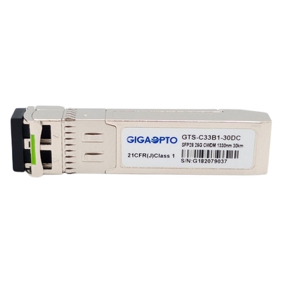 Bộ thu phát quang 25GBASE-ER Lite CWDM SFP28 1270nm ~ 1370nm 30km LC SMF DOM