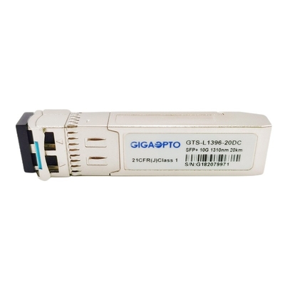 SFP + 10G ELR Mô-đun thu phát quang đơn mode SMF 20km LC DDM 1310nm LC