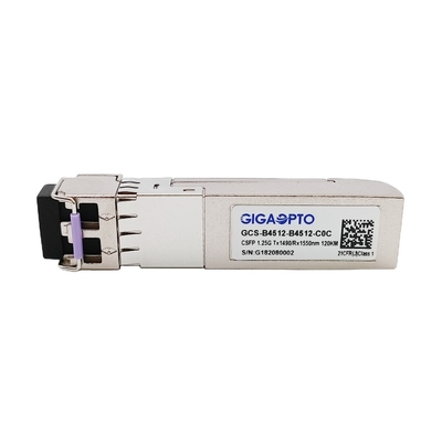 Bộ thu phát 1000BASE CSFP Dual BIDI 120km TX1490 RX1550 SM LC DOM