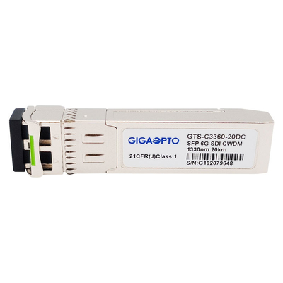Mô-đun thu phát video 6Gbps CWDM 1270nm - 1450nm cho SD / HD / 3G / 6G / SDI