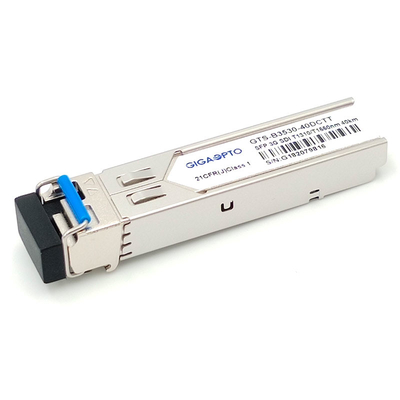 Bộ phát quang kép 3G-SDI 1 sợi quang BiDi 1310nm / 1550nm 10km Mô-đun mô hình bệnh lý video không phải MSA