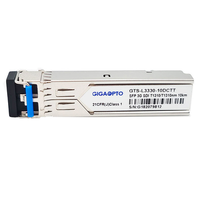 Bộ phát kép 3Gbps Mô-đun quang học 1310nm 10km Hỗ trợ các mô hình bệnh lý video