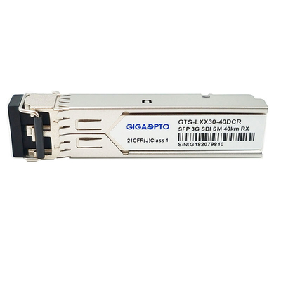 Mô-đun thu đơn video kỹ thuật số 3G 1310nm 40km cho SD / HD / 3G-SDI MSA Pinout