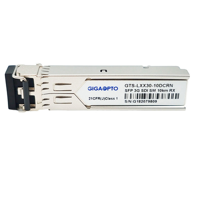 Bộ thu đơn video 3G 1310nm 10km Mô-đun bệnh lý video LC DDM Non MSA Sơ đồ chân