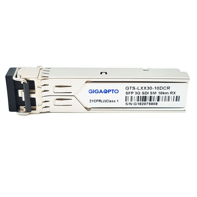 Bộ thu đơn video 3Gbps 1310nm 10km Mô-đun bệnh lý video LC DDM MSA