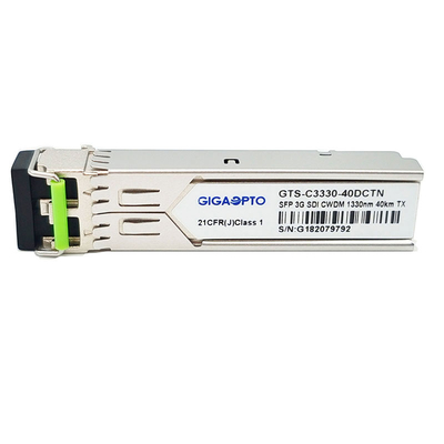 Mô-đun phát đơn 3G-SDI SFP CWDM 1270nm-1610nm 40KM SMF LC DDM Non MSA
