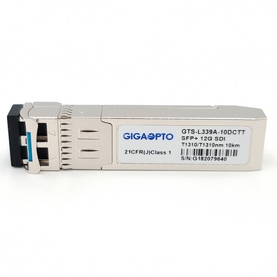 Mô-đun bộ phát quang kép SFP 1310nm không MSA 12G-SDI Video 10 km LC DOM