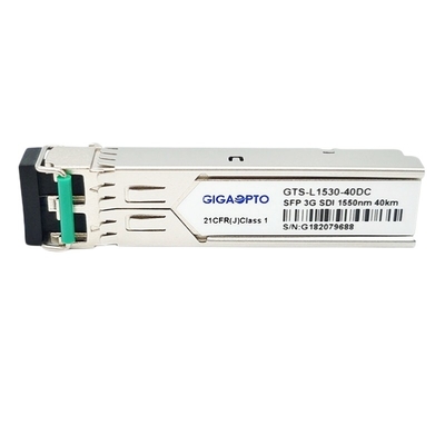 Mô-đun bộ thu phát quang SMPTE 3G-SDI SFP 1550nm 40km MSA DDMI
