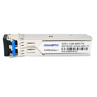 Bộ thu phát quang SFP không MSA Pinout 3Gbps Bộ phát quang 1310nm 40km cho SD HD / 3G SDI