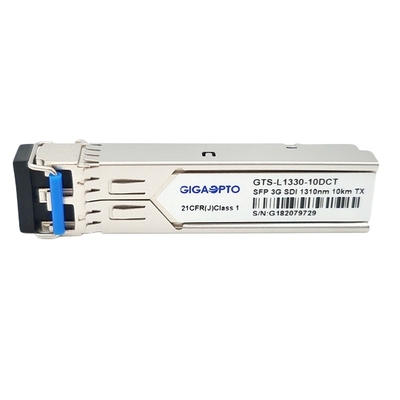 SD SDI 3G SDI SFP Video TX1310nm Bộ phát quang đơn 10km LC DOM MSA cho SD HD 3G SDI