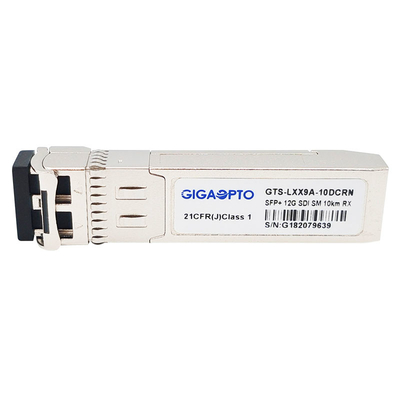 Bộ thu video SFP NON MSA 12G SDI 1310nm 10km LC cho 12G 6G 3G HD SD-SD