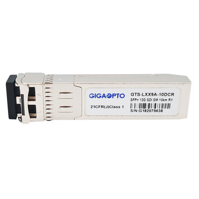 MSA 12G SDI Video SFP 1310nm 10km Mô-đun thu quang đơn cho 12G 6G 3G HD SD-SD