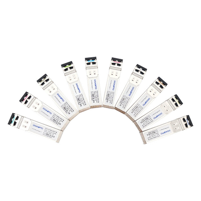 12Gb / S CWDM 1270 1450nm Bộ thu phát video SFP Máy phát chẩn đoán kỹ thuật số quang đơn 20km LC