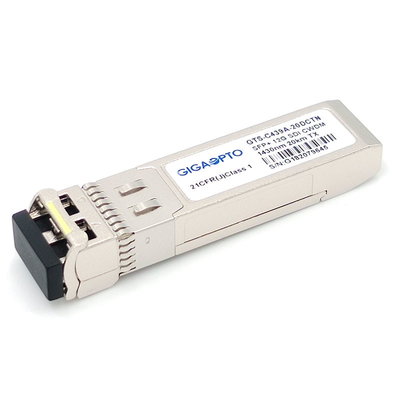 12Gb / S CWDM 1270 1450nm Bộ thu phát video SFP Máy phát chẩn đoán kỹ thuật số quang đơn 20km LC