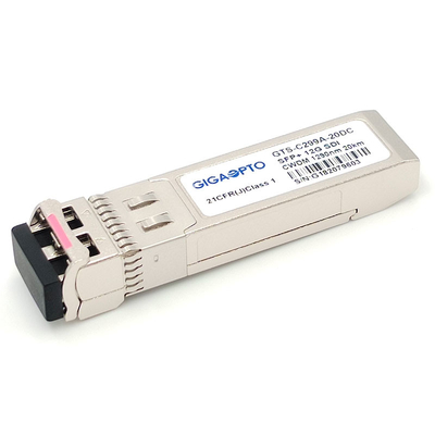Bộ thu phát quang video kỹ thuật số 12G SDI CWDM 1270 ~ 1450nm 20KM Duplex LC Single Mode Fiber MSA
