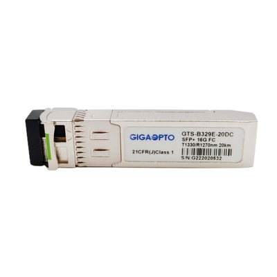 16G FC 20km SFP + Mô-đun thu phát kênh sợi quang TX1330 RX1270nm
