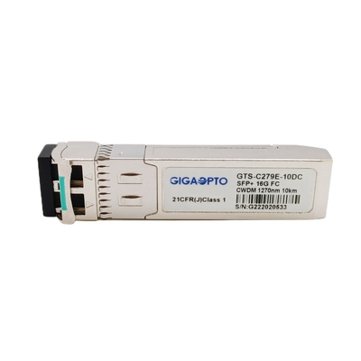16G SFP + Mô-đun kênh sợi quang CWDM 1270nm 1610nm 10km Bộ thu phát quang SMF